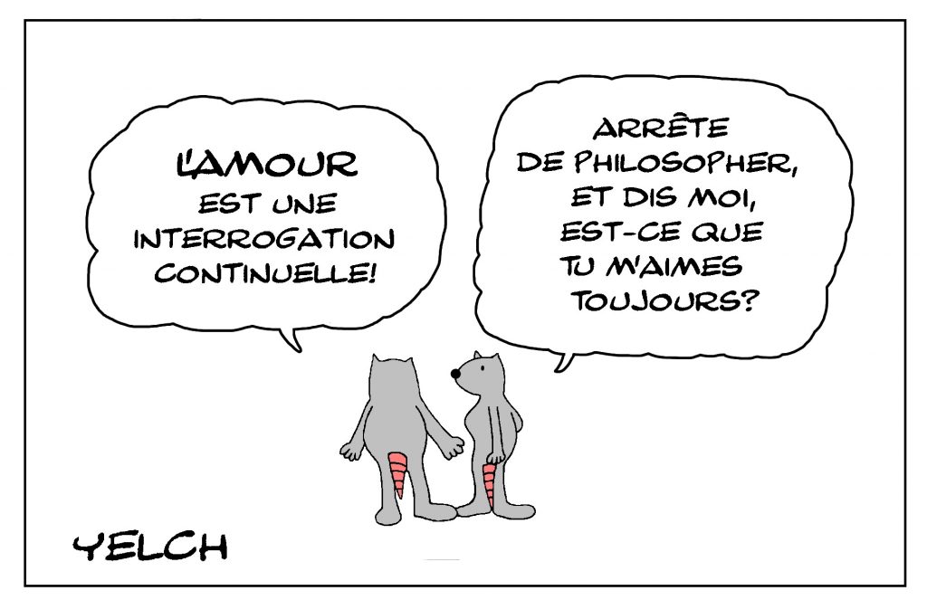 dessin de Yelch sur l’amour et la vie de couple