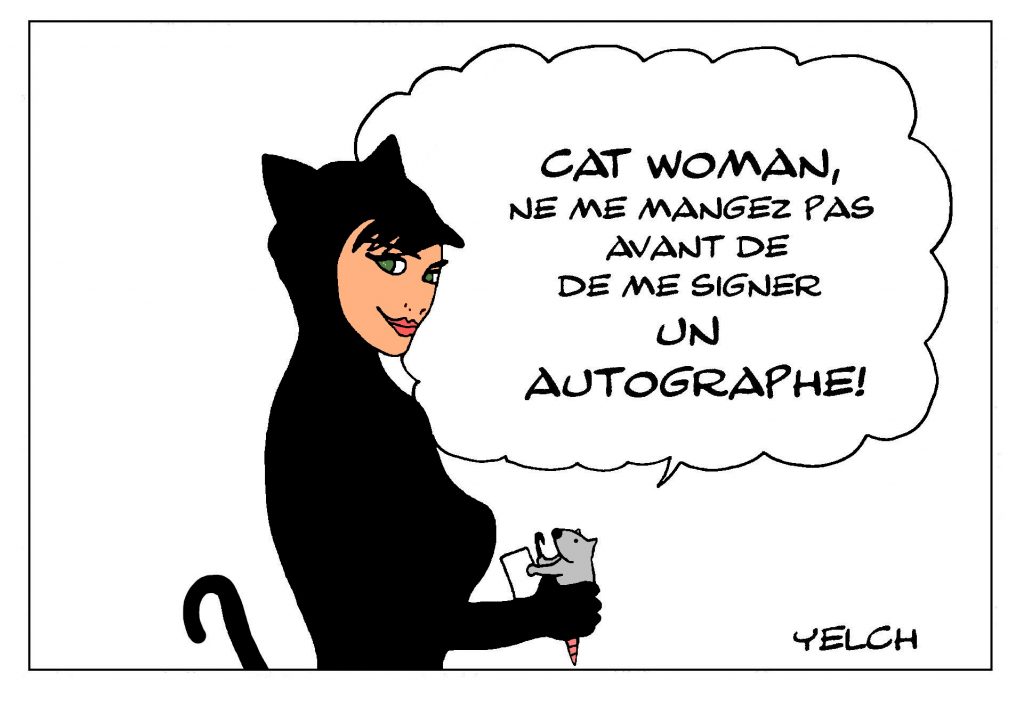 dessin de Yelch sur Catwoman