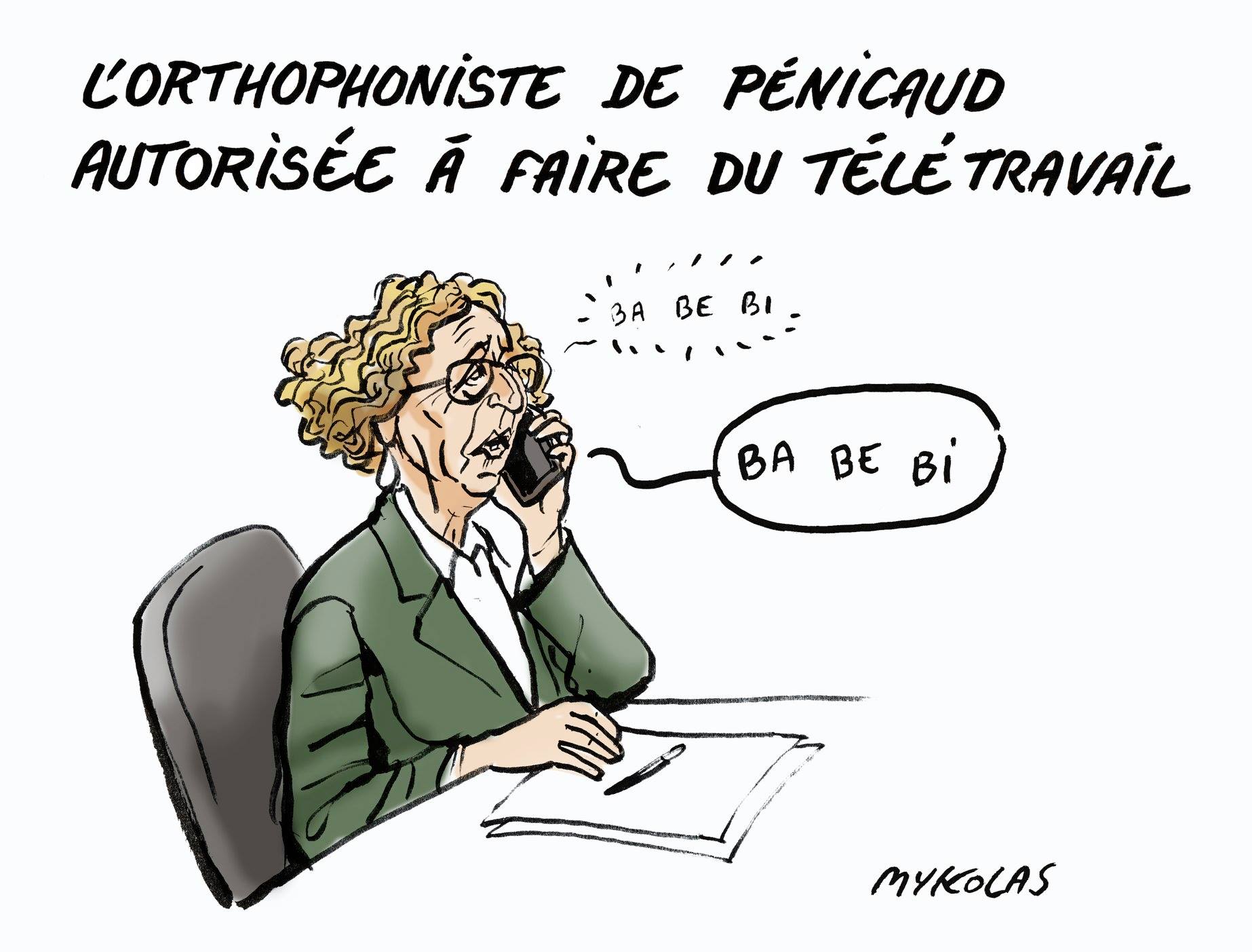 23 mars 2020 – Télétravail d'intérêt national | Blagues et Dessins