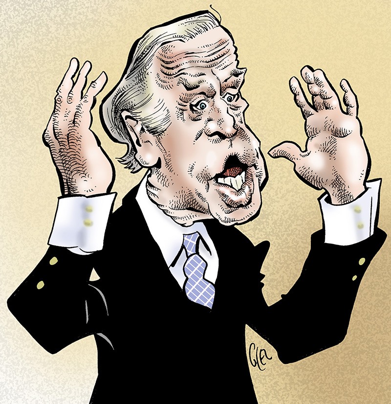 dessin humoristique de Glez sur les primaires démocrates aux États-Unis et la candidature de Joe Biden