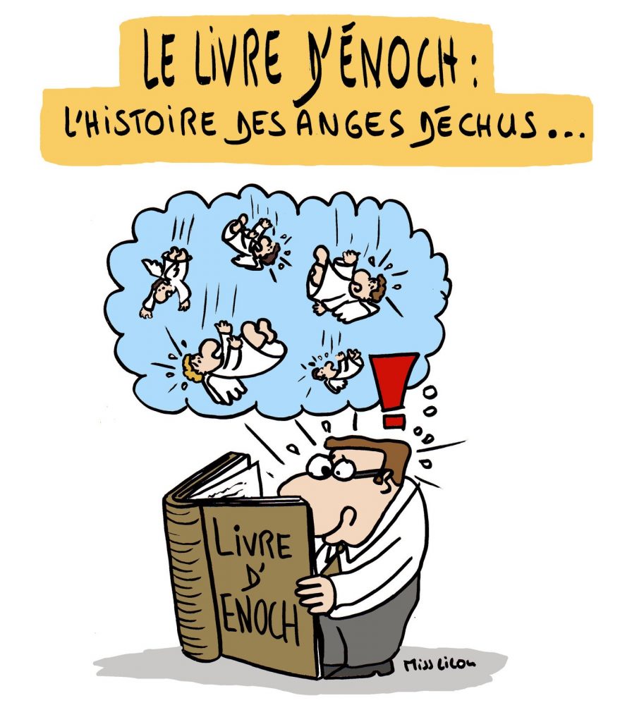 dessin de Miss Lilou sur Le livre d’Énoch