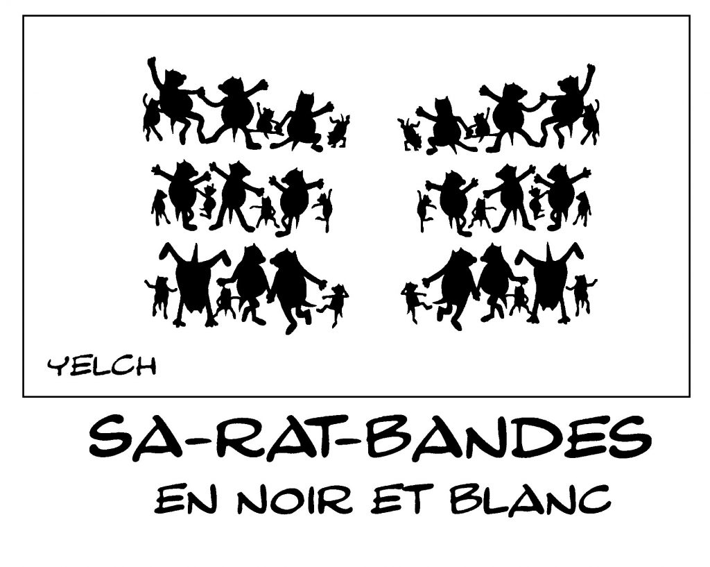 dessin de Yelch dessin de Yelch sur les rats et la sarabande