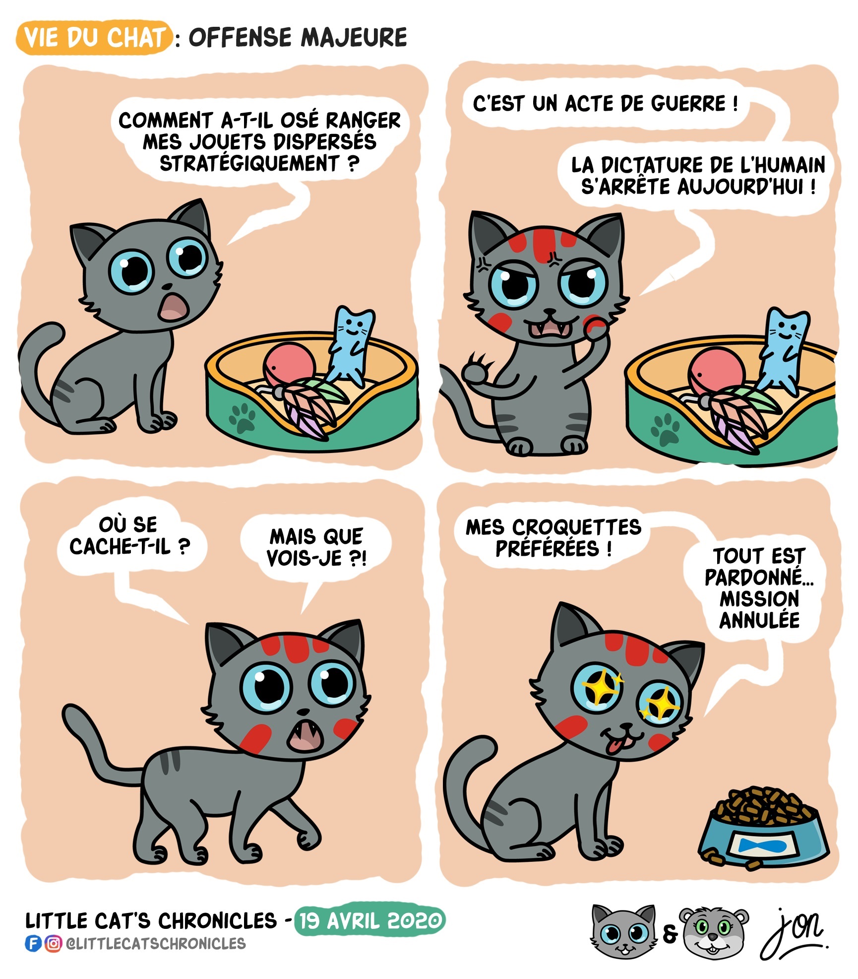 blague vie de chat – Blagues et Dessins