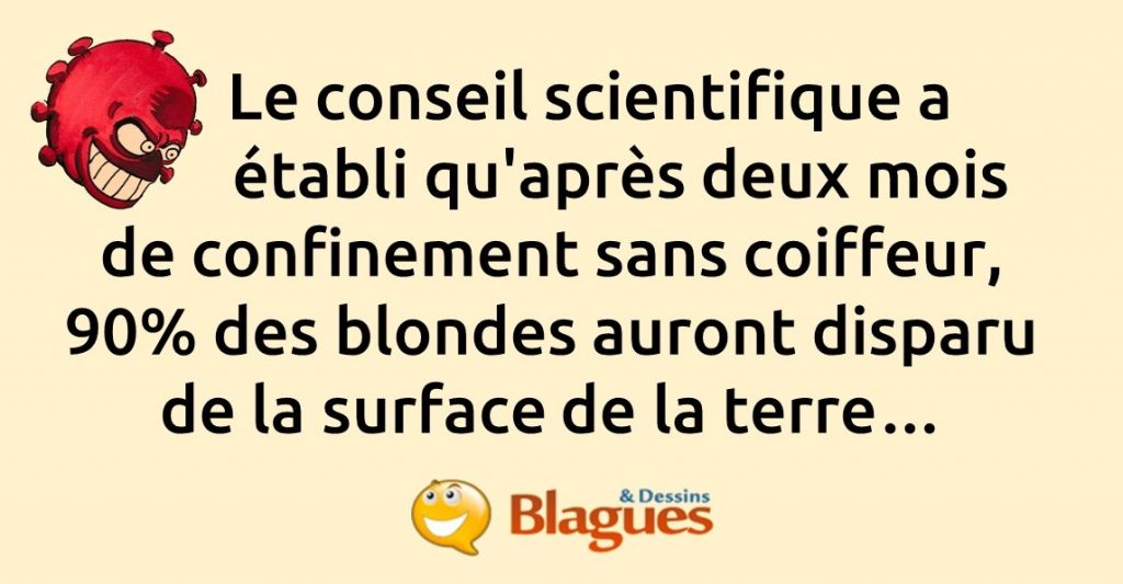 blague coronavirus, blague SARS-CoV-2, blague Covid-19, blague confinement