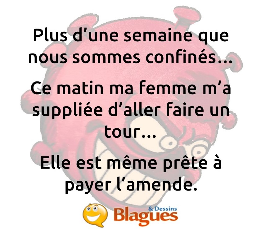 blague coronavirus