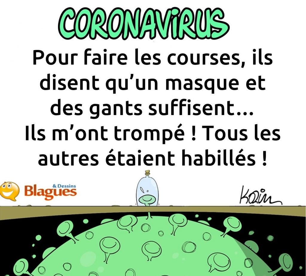 blague sur le coronavirus