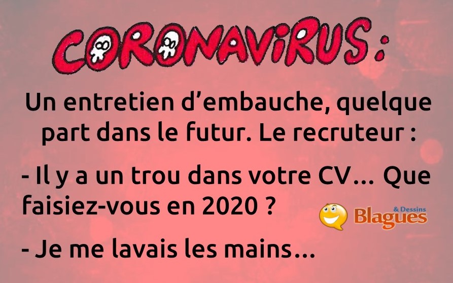 blague sur le confinement