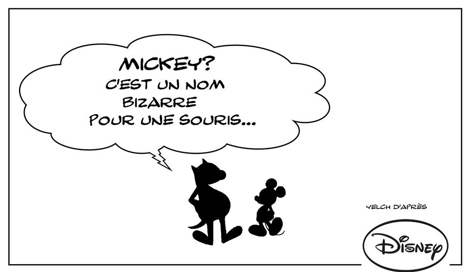 dessin de Yelch sur Mickey Mouse