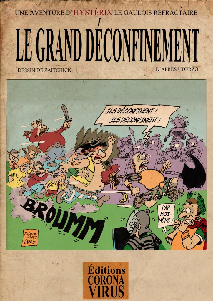 dessin de Zaïtchick sur le déconfinement