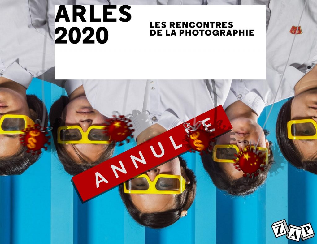 dessin d'actualité de Zap sur l’annulation des Rencontres de la photographie d’Arles