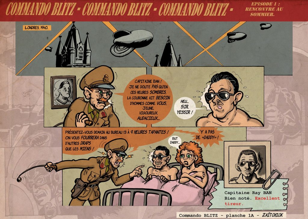 Commando Blitz, bande dessinée de Zaïtchick