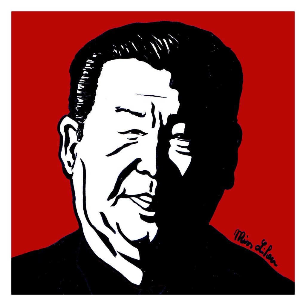 dessin de Miss Lilou sur Xi Jinping