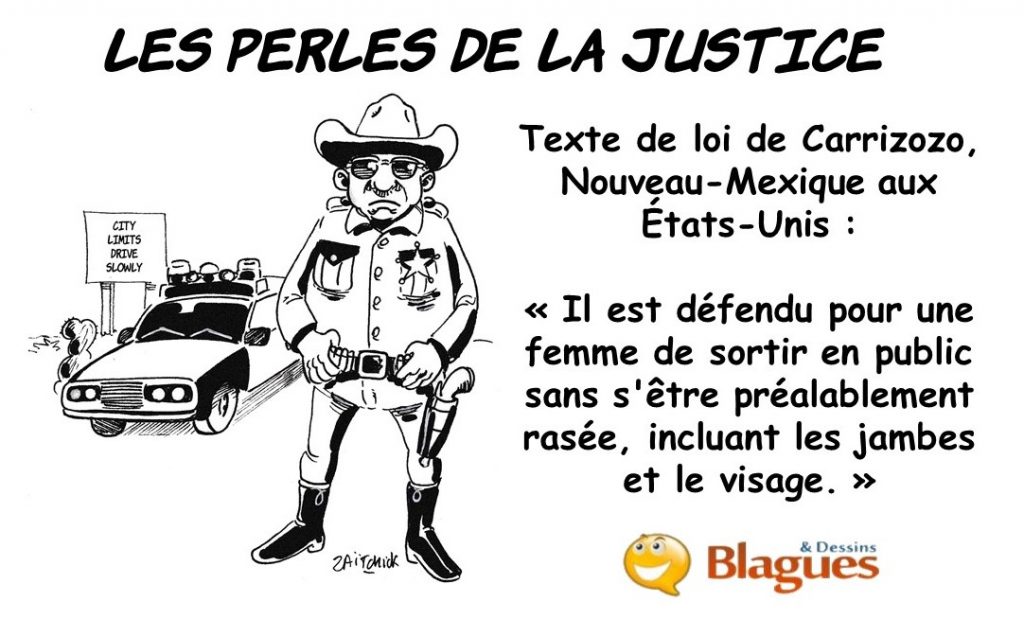 les perles de la justice, Les perles des lois, les perles américaines