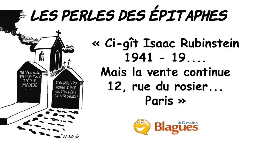 les perles des épitaphes, les perles de la mort, les perles des cimetières