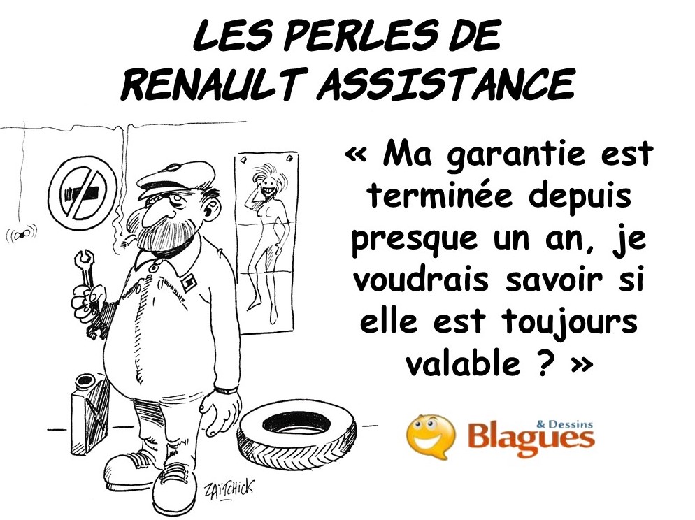 les perles de Renault Assistance, les perles automobiles, les perles du dépannage