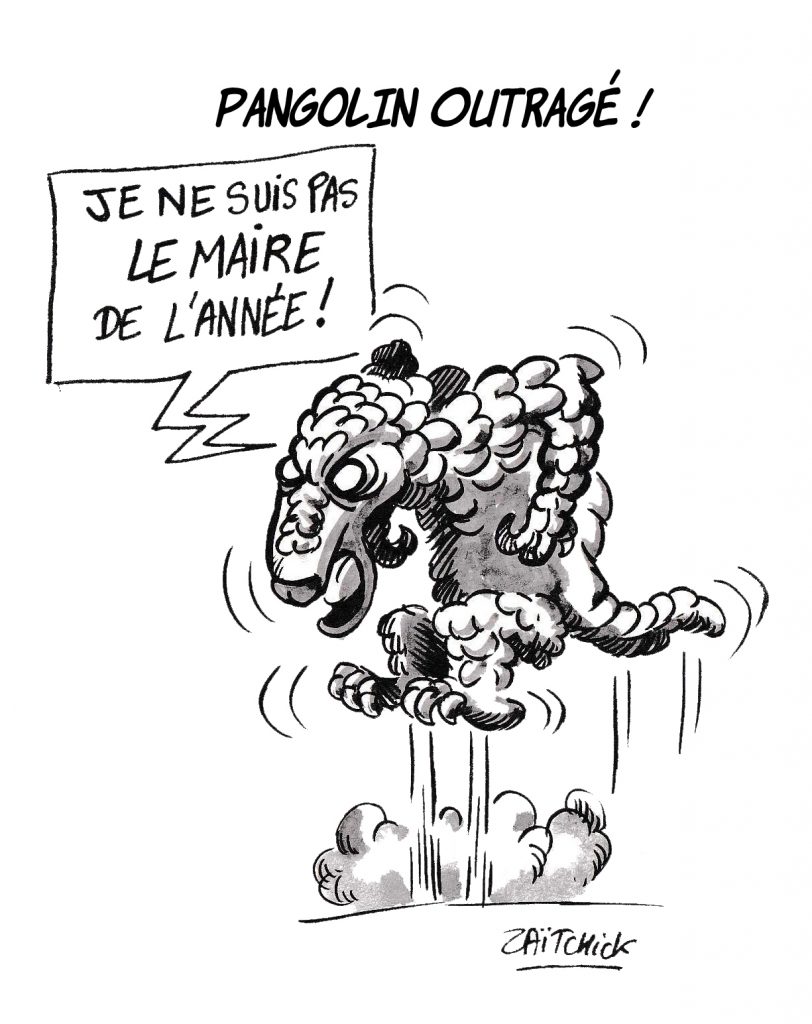 dessin de Zaïtchick sur Bruno Le Maire et sa réflexion sur le pangolin de l’année