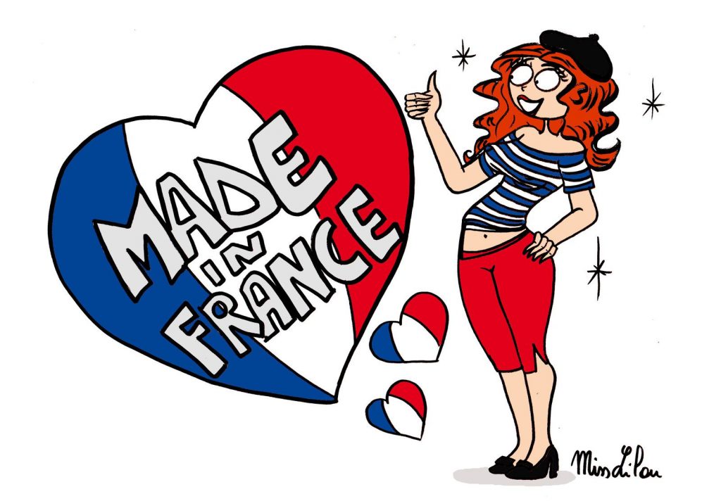 dessin de Miss Lilou sur le Made in France
