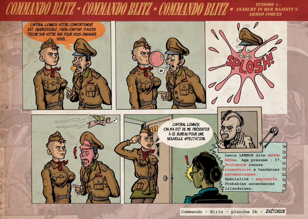 Commando Blitz, bande dessinée de Zaïtchick