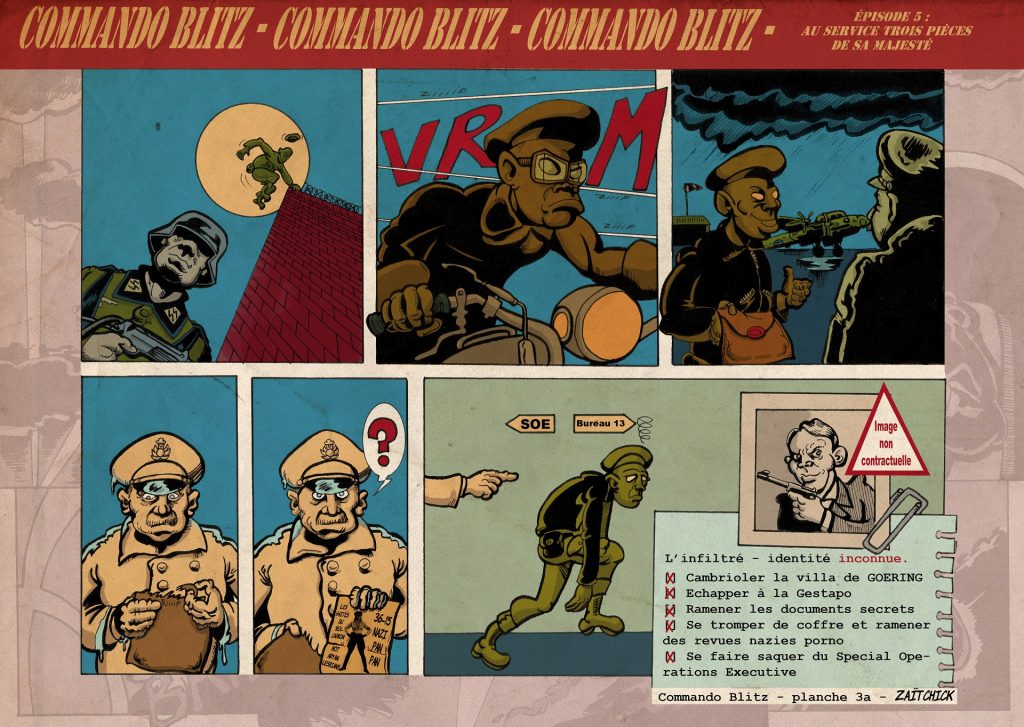 Commando Blitz, bande dessinée de Zaïtchick