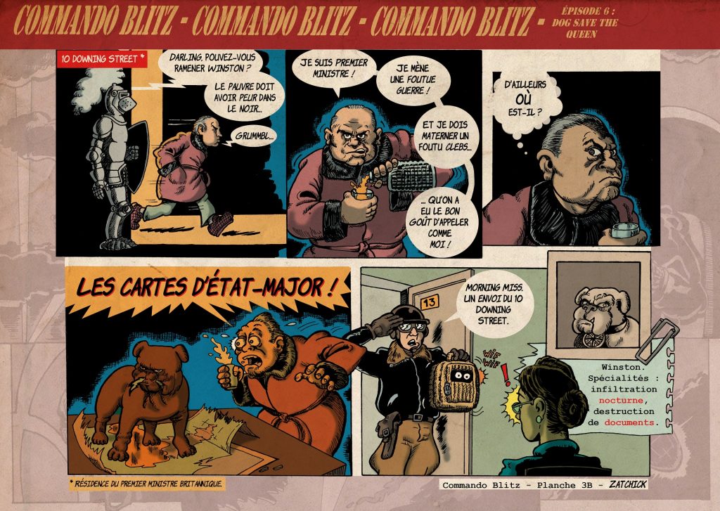 Commando Blitz, bande dessinée de Zaïtchick