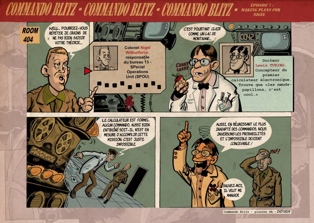 Commando Blitz, bande dessinée de Zaïtchick