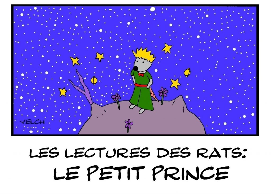 dessin de Yelch sur le Petit Prince de Saint-Exupéry