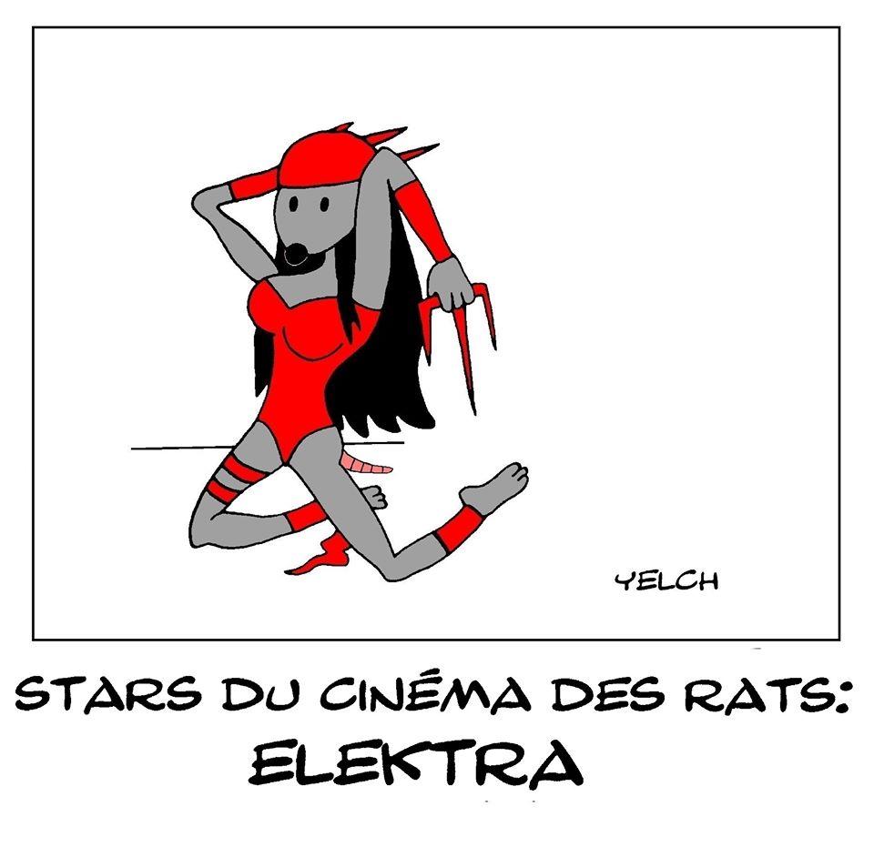 dessin de Yelch sur Elektra
