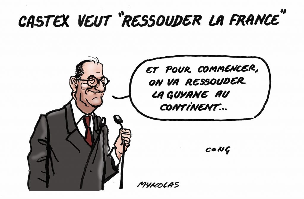 dessin actualités drôle humour Jean Castex gouvernement Guyane blague blagues