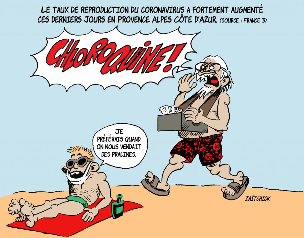 image drôle dessin humour français didier raoult professeur coronavirus covid-19