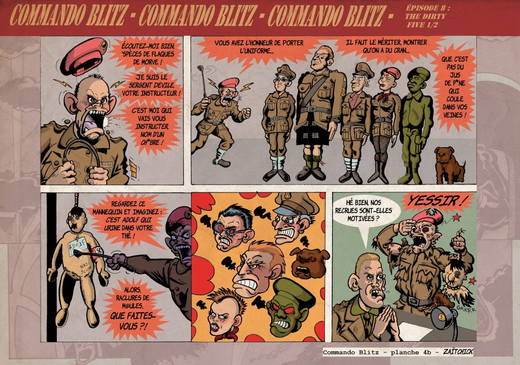 Commando Blitz, bande dessinée de Zaïtchick