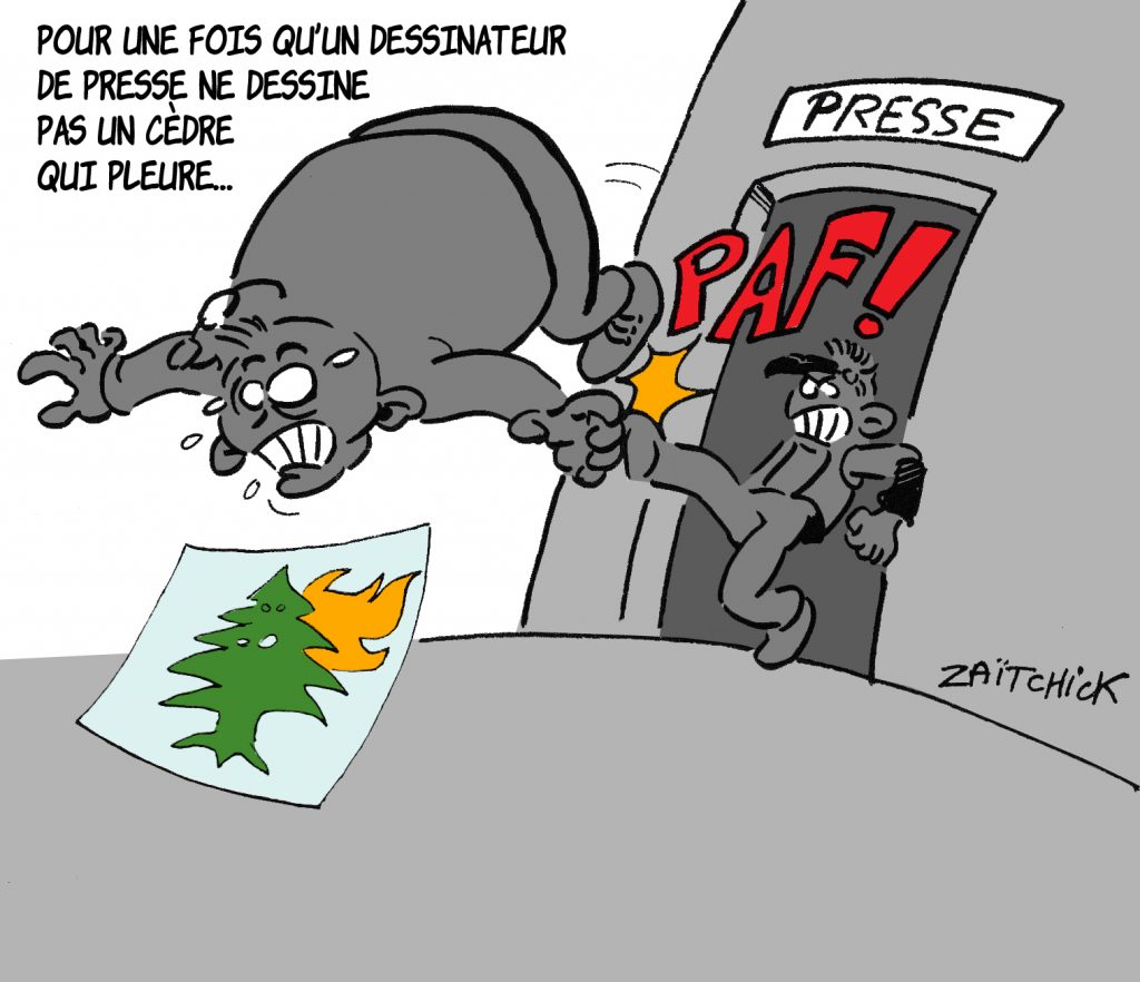 dessin presse humour Beyrouth image drôle Beirut explosion dessinateur