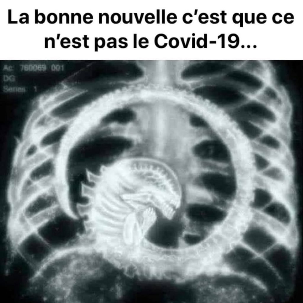 dessin presse humour coronavirus covid-19 image drôle Alien