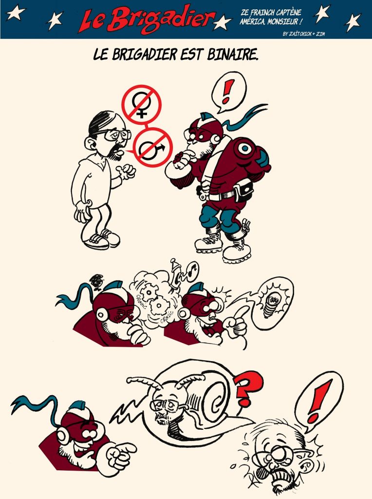 image drôle genre dessin humour flic brigadier escargot