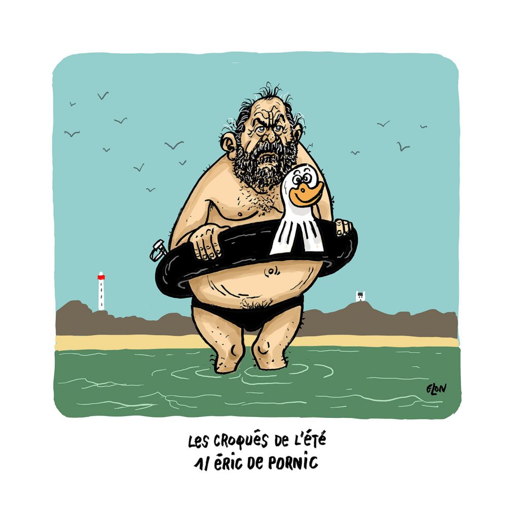 image drôle Éric Dupond-Moretti dessin humoristique actualité