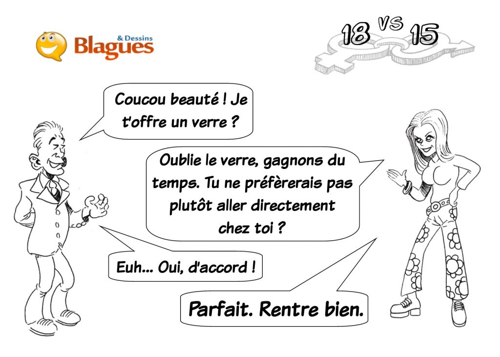 blague dessin humour image drôle mec nana homme femme gars fille couple drague