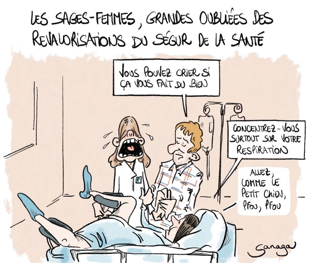 dessin presse humour coronavirus Ségur de la Santé image drôle sages-femmes