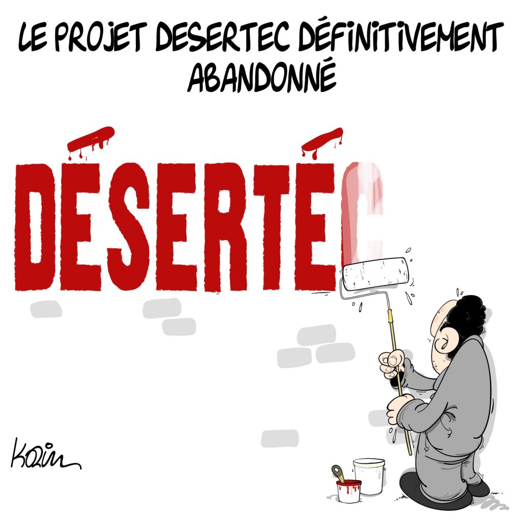 humour dessin Algérie humoristique image drôle projet Desertec