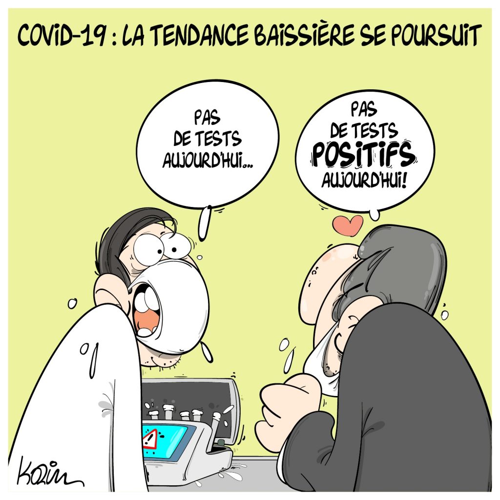 dessin presse humour Algérie coronavirus image drôle covid-19 tests pénurie