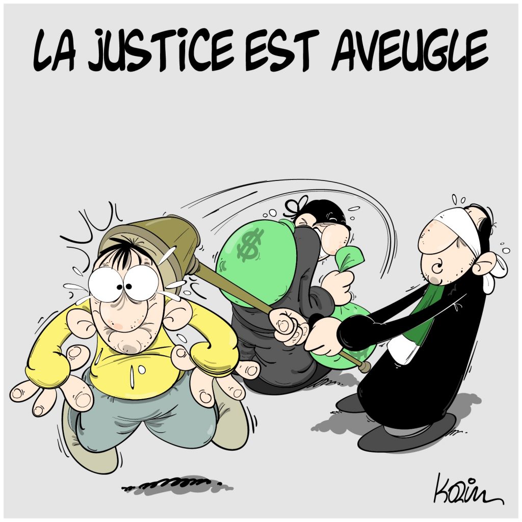 humour dessin humoristique justice aveugle image drôle