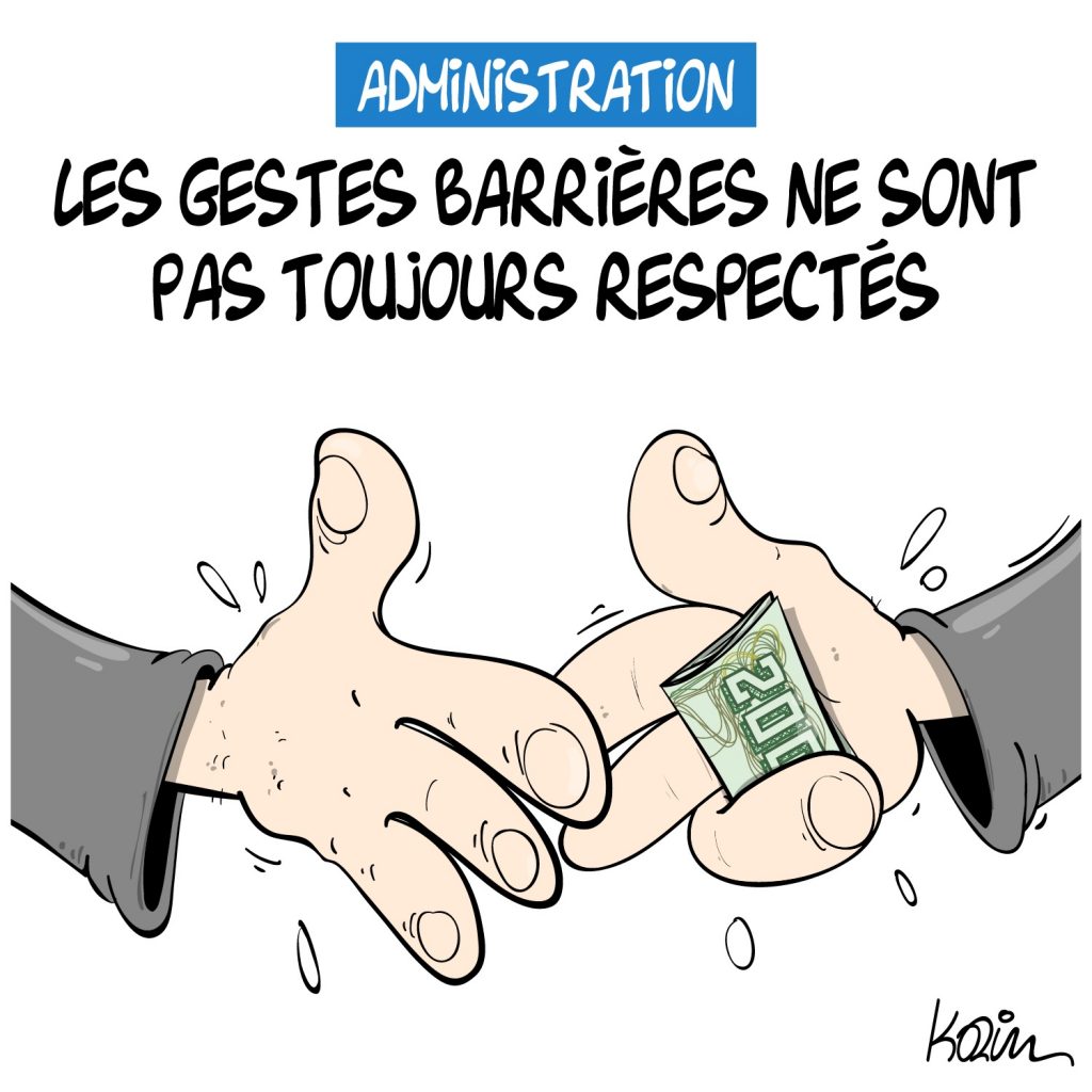 dessin presse humour Algérie image drôle administration corruption