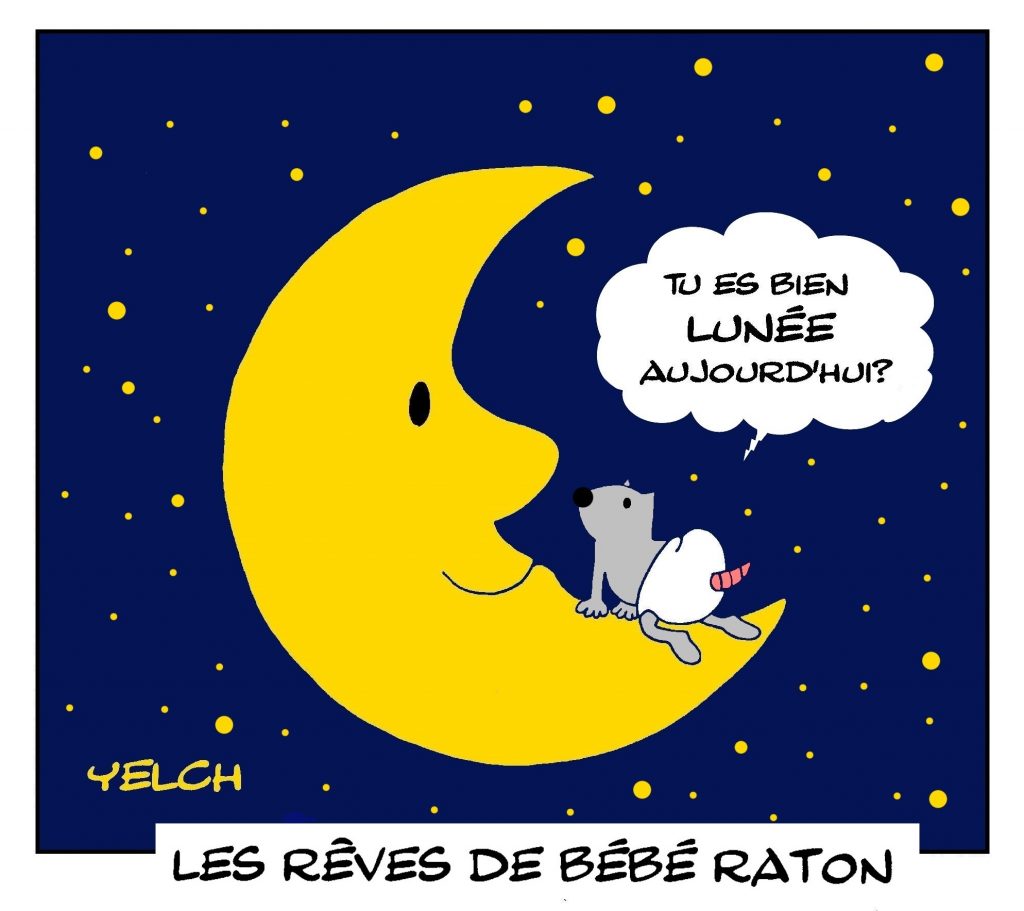 dessin presse humour raton image drôle Lune