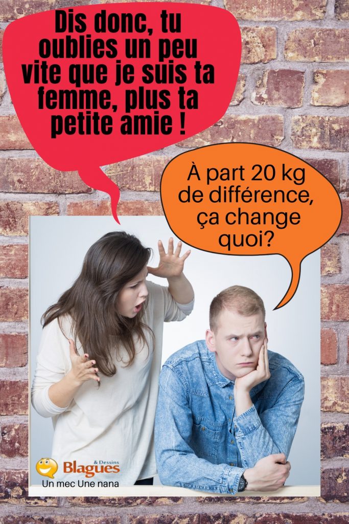 blague dessin humour mec nana image drôle vie de couple