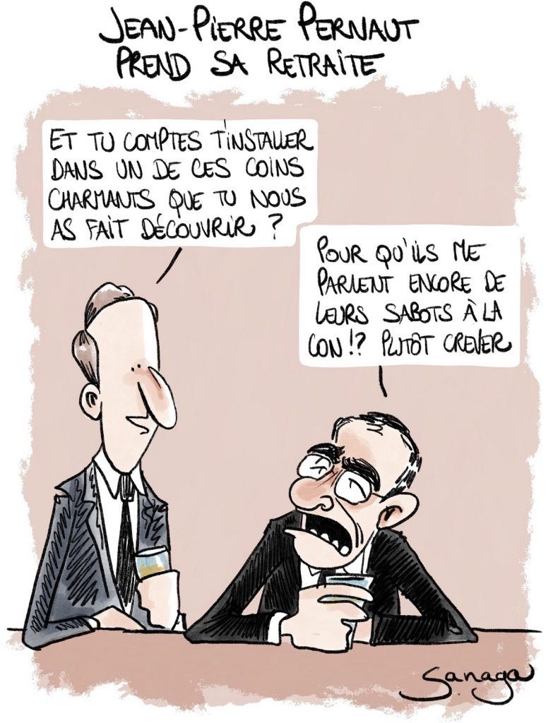 dessin presse humour Jean-Pierre Pernaut image drôle retraite