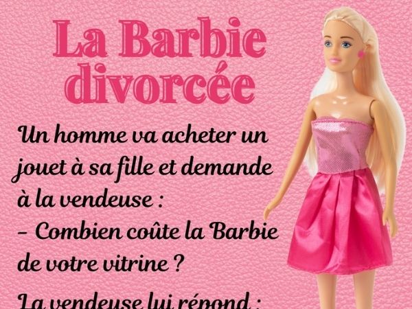 humour blague barbie divorce