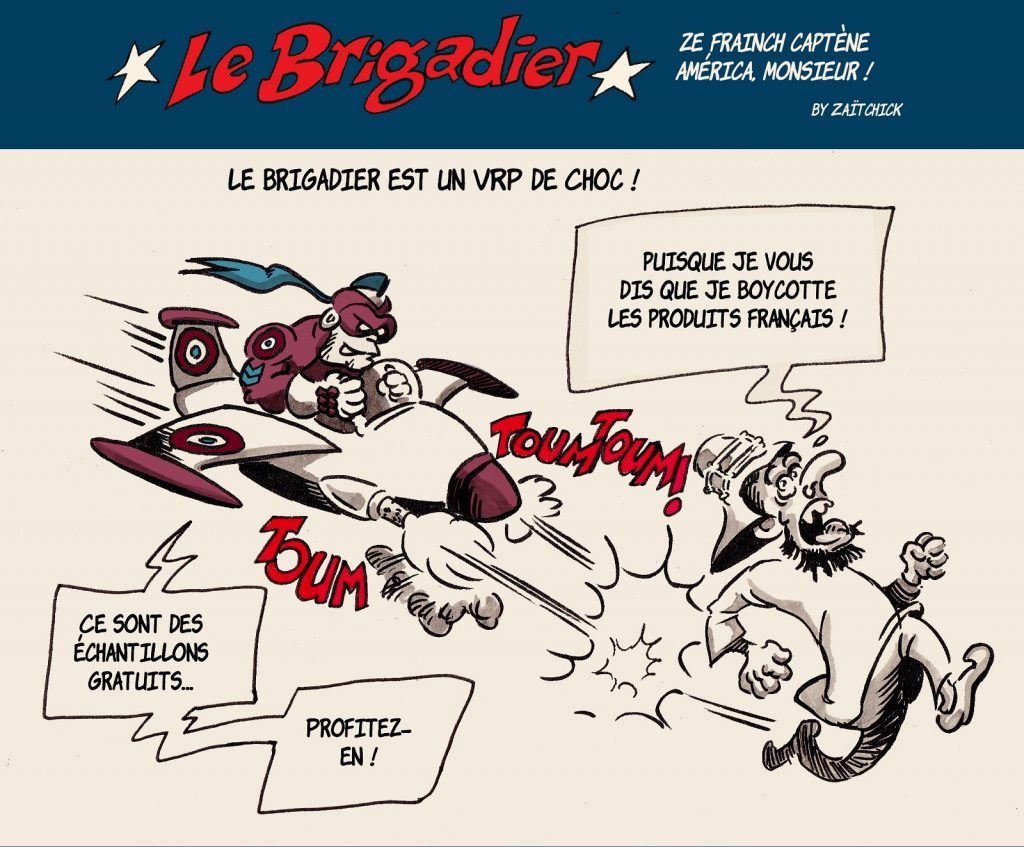 image drôle Le Brigadier dessin humour islamisme boycott ventes d’armes France