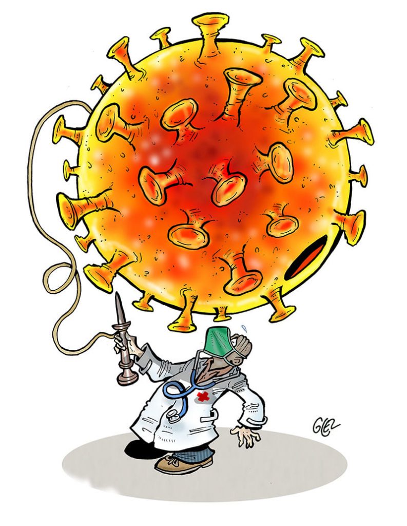 dessin presse humour coronavirus covid-19 image drôle Europe deuxième vague