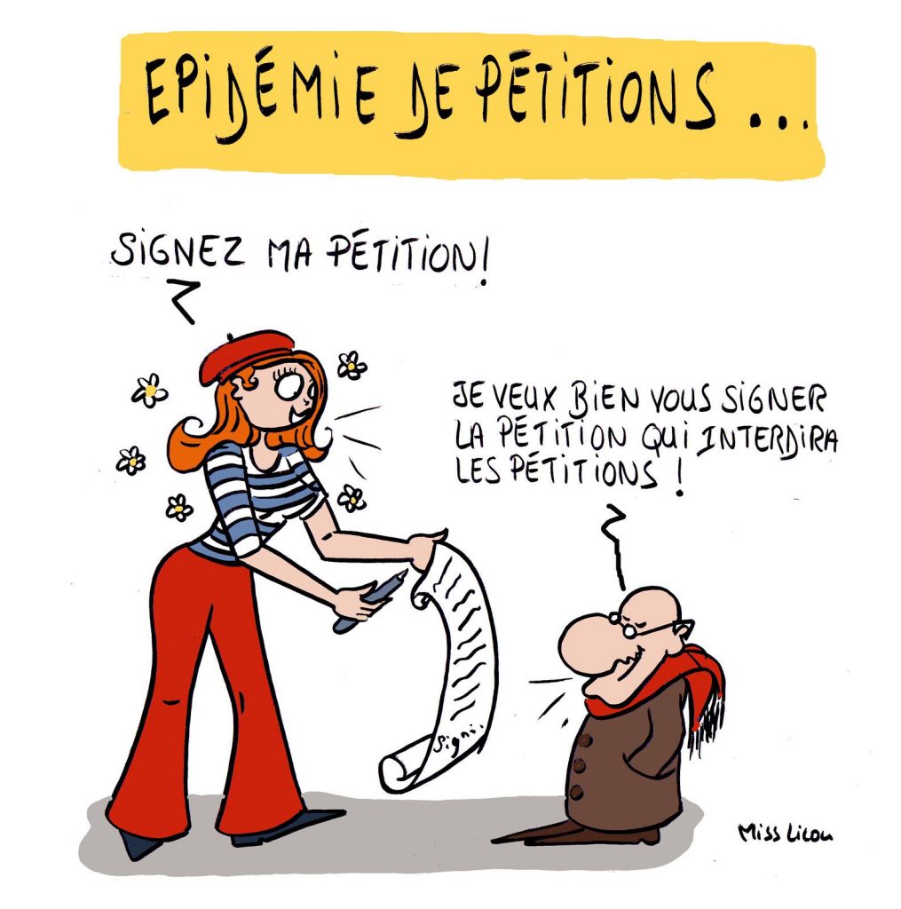 dessin presse humour épidémie pétition image drôle liberté d’expression