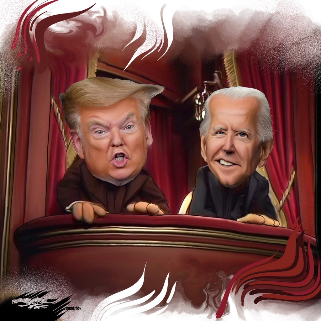 dessin presse humour Donald Trump drôle Joe Biden élections américaines
