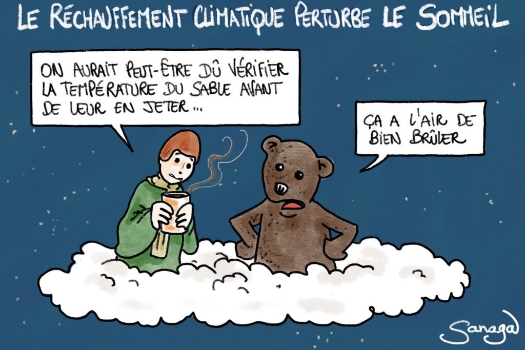 Le réchauffement climatique perturbe le sommeil