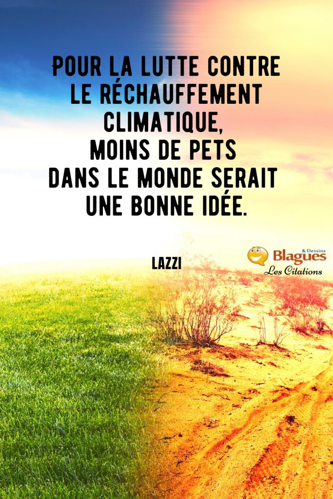 citation Lazzi climat lutte réchauffement